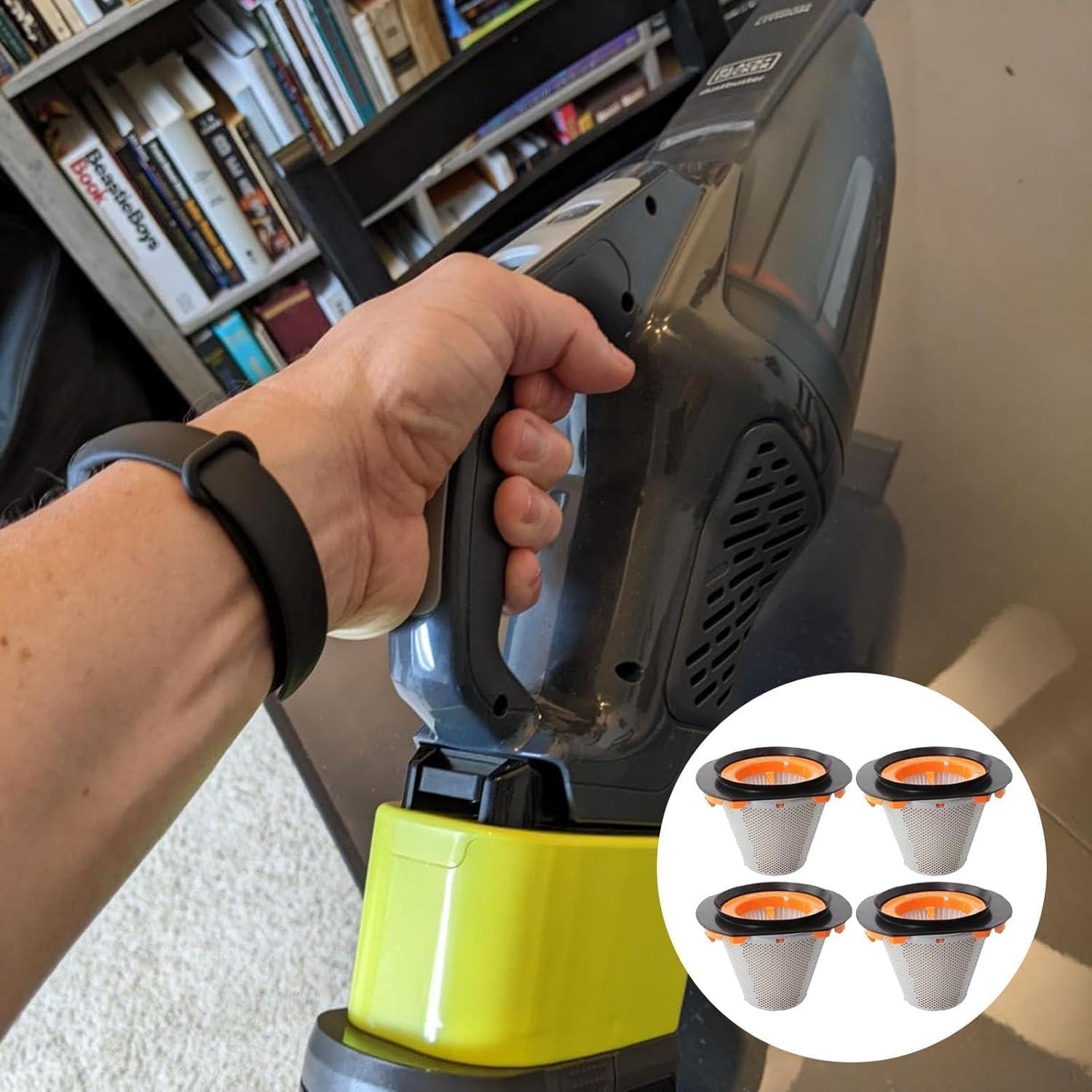 4 Filtros Reemplazo Alrens para BLACK+DECKER 20V Dustbuster