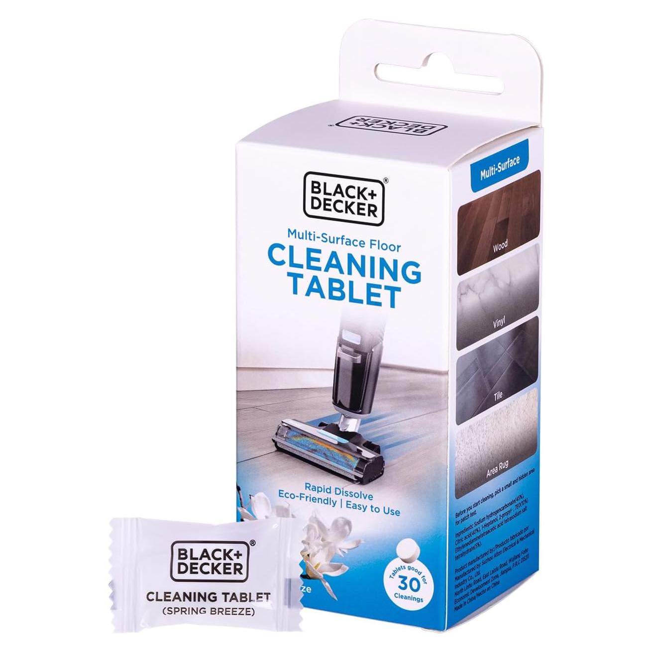 Tabletas de Limpieza BLACK+DECKER 30 Piezas para Pisos