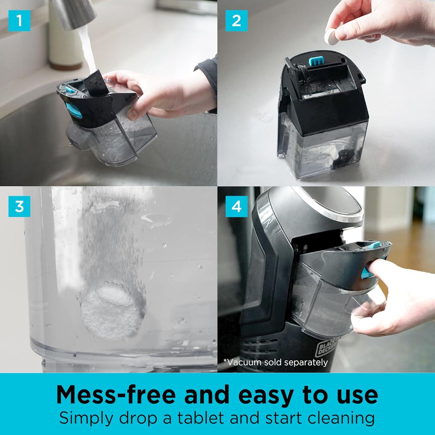 Tabletas de Limpieza BLACK+DECKER 30 Piezas para Pisos