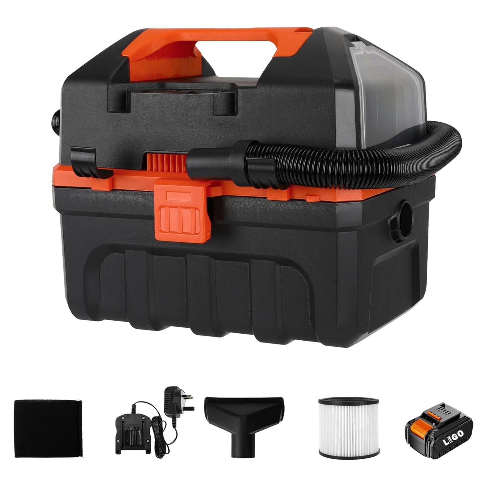 Aspiradora Inalámbrica LIGO 20V 10L Húmeda/Seca Portátil