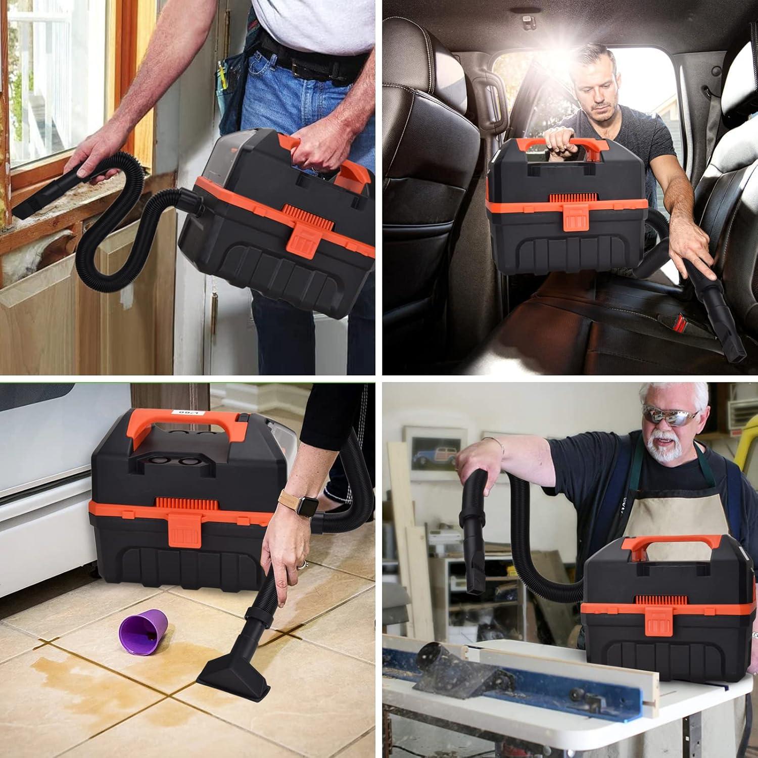 Aspiradora Inalámbrica LIGO 20V 10L Húmeda/Seca Portátil