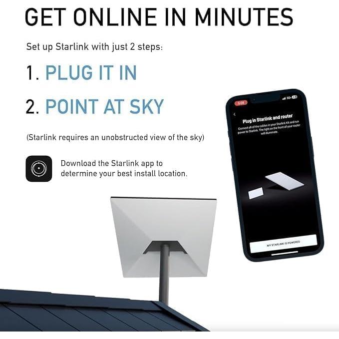 Kit Internet Satelital Starlink Gen 3 - Antena + Router Wi-Fi 6