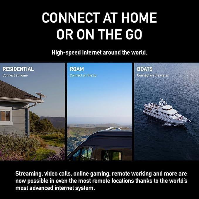 Kit Internet Satelital Starlink Gen 3 - Antena + Router Wi-Fi 6