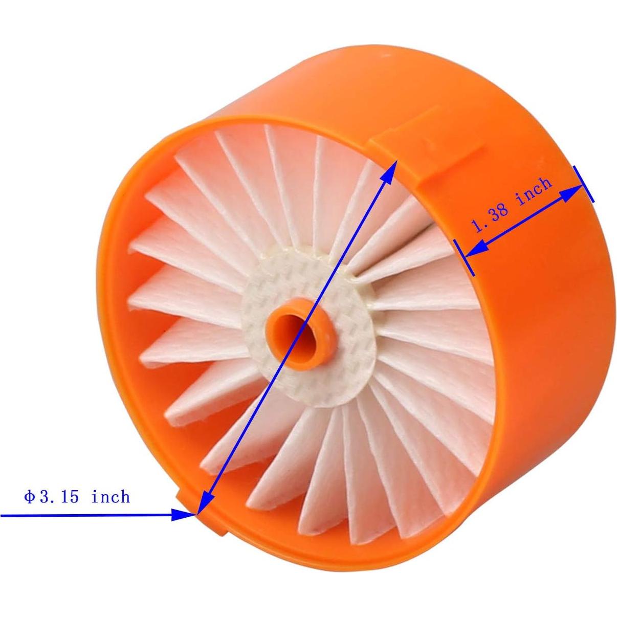Filtro LANROON BSV2020G para Aspiradora Black Decker - 6 Pzs