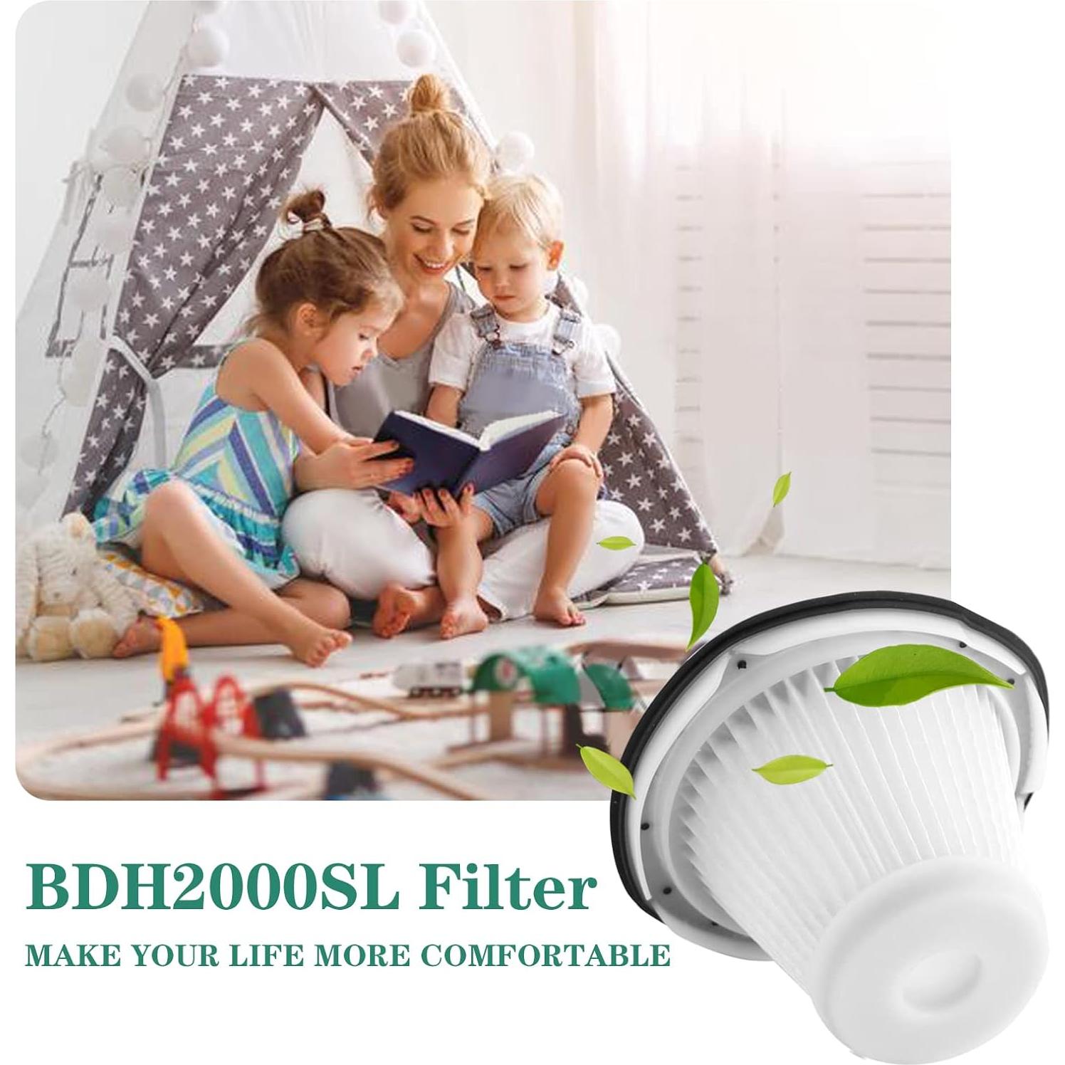 Filtro de Aspiradora Improvedhand BDH1800S 4 Piezas + Cepillo