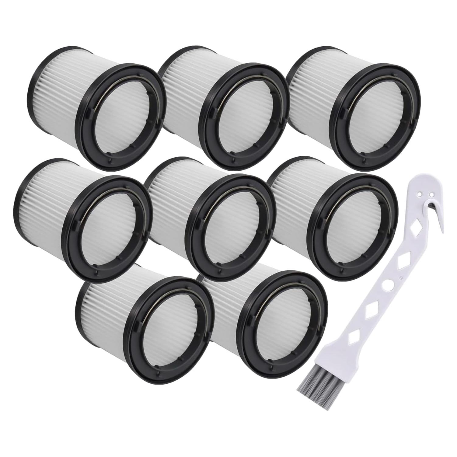 Paquete de 8 filtros HEPA HIHEPA PVF110 para aspiradora Black&Decker