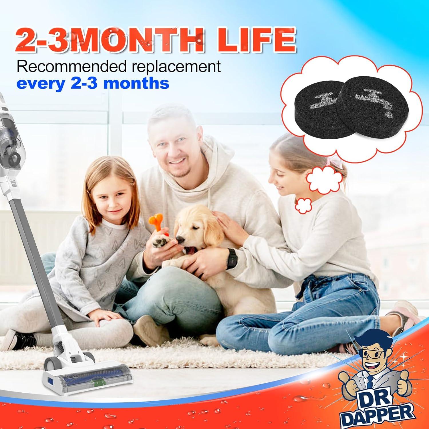 Filtro de Vacío DR DAPPER para BLACK+DECKER 6 Piezas