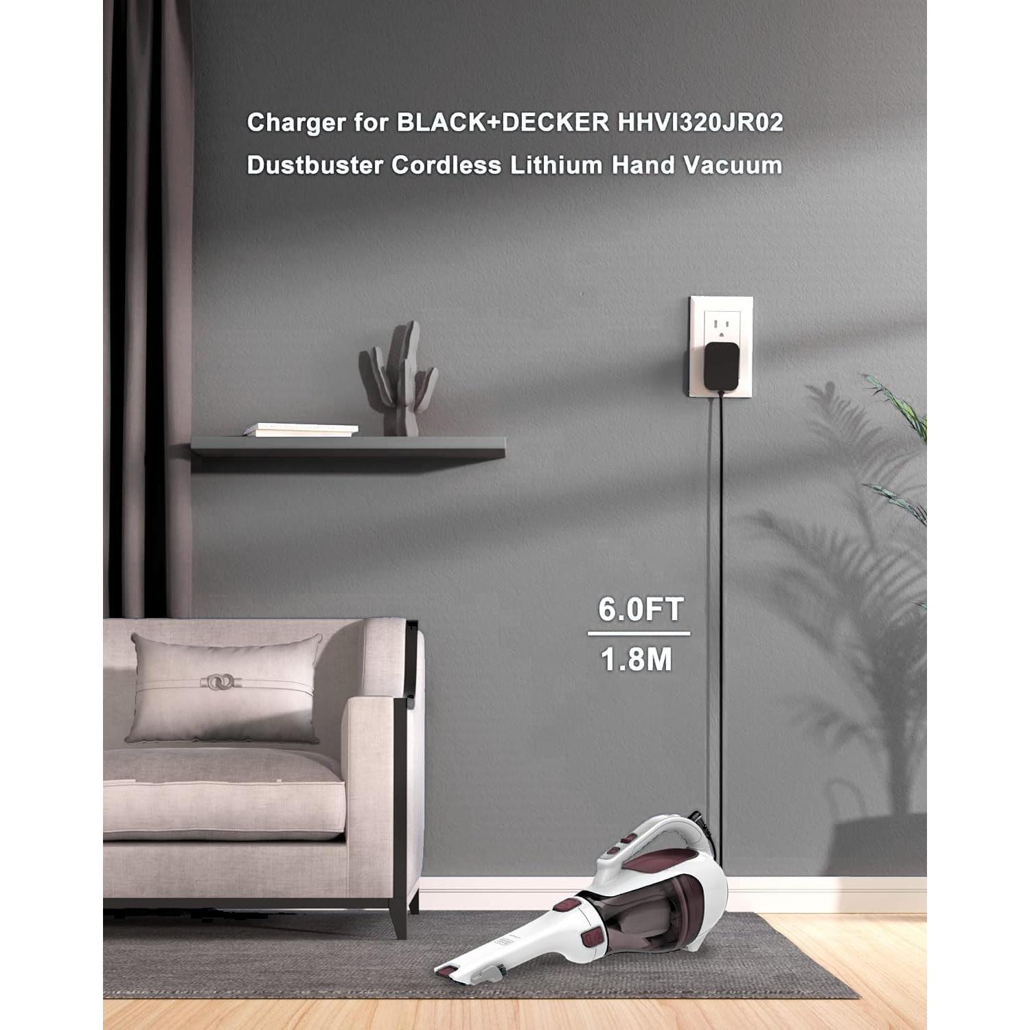 Cargador Black+Decker para Aspiradora HFS413J33 HFS115J10 15V