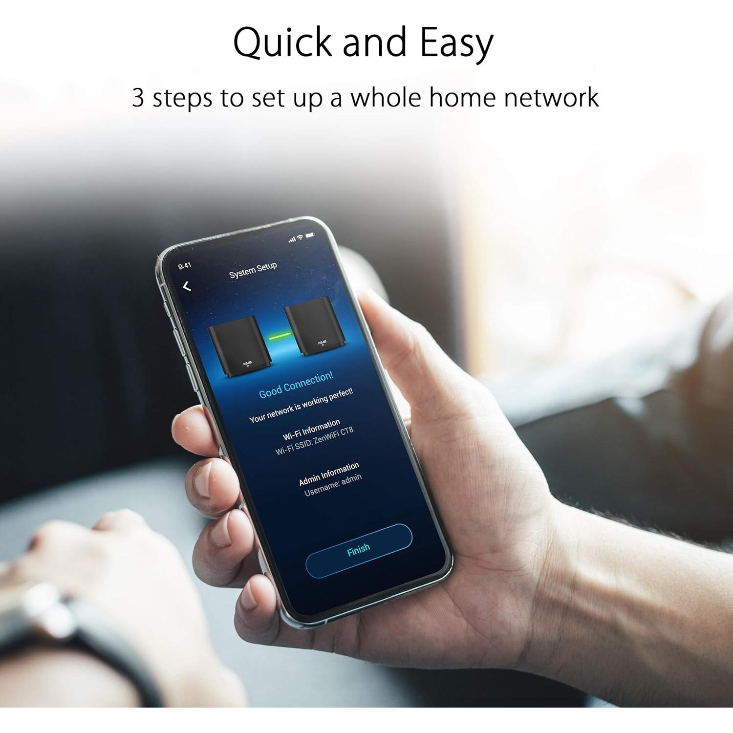 Router Inalámbrico Tri-Banda ASUS ZenWiFi AC3000 Gigabit
