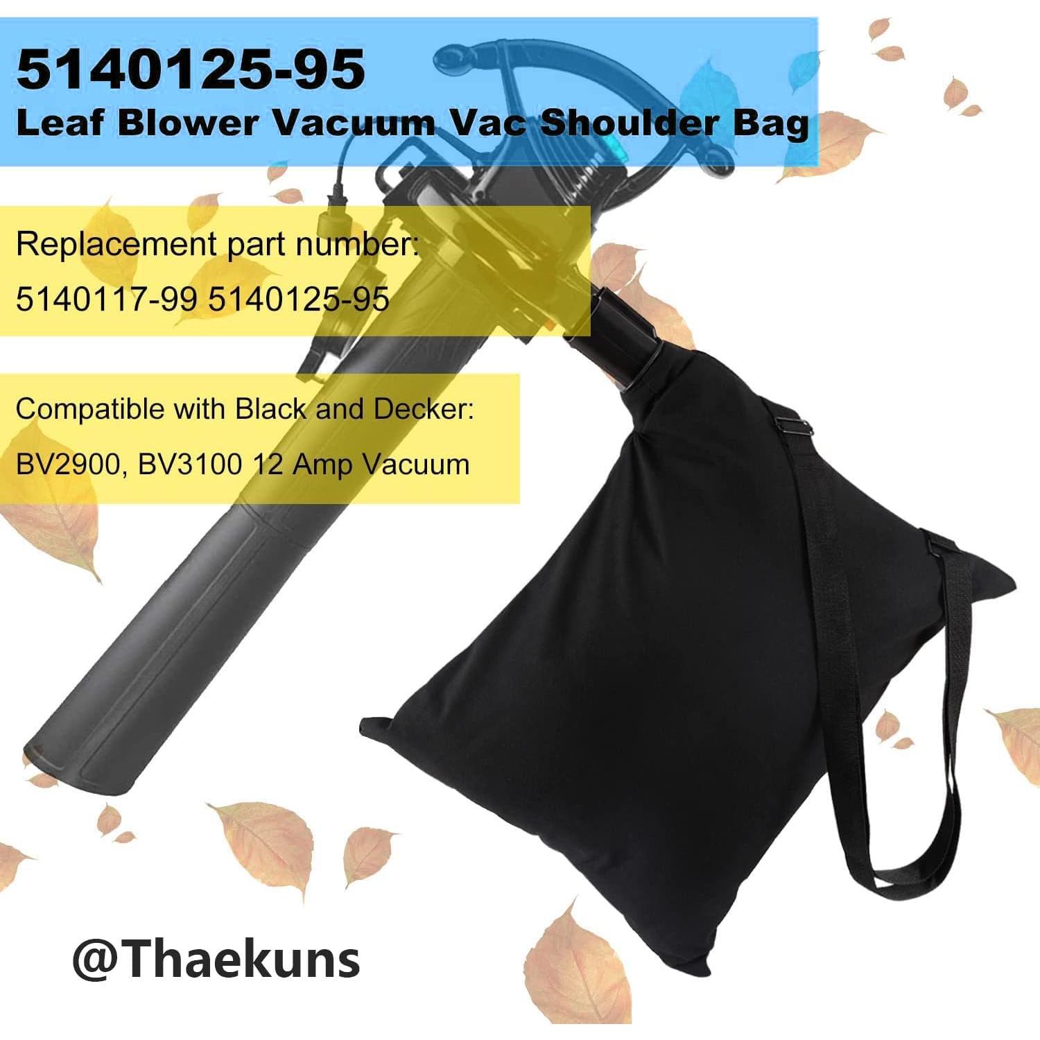 Bolsa de Hombro Thaekuns para Aspiradora Black & Decker BV3100