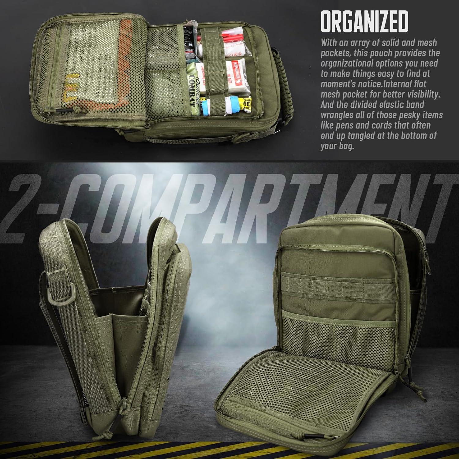 Bolsa Táctica WYNEX WY-0224RG Verde Ranger EDC Modular