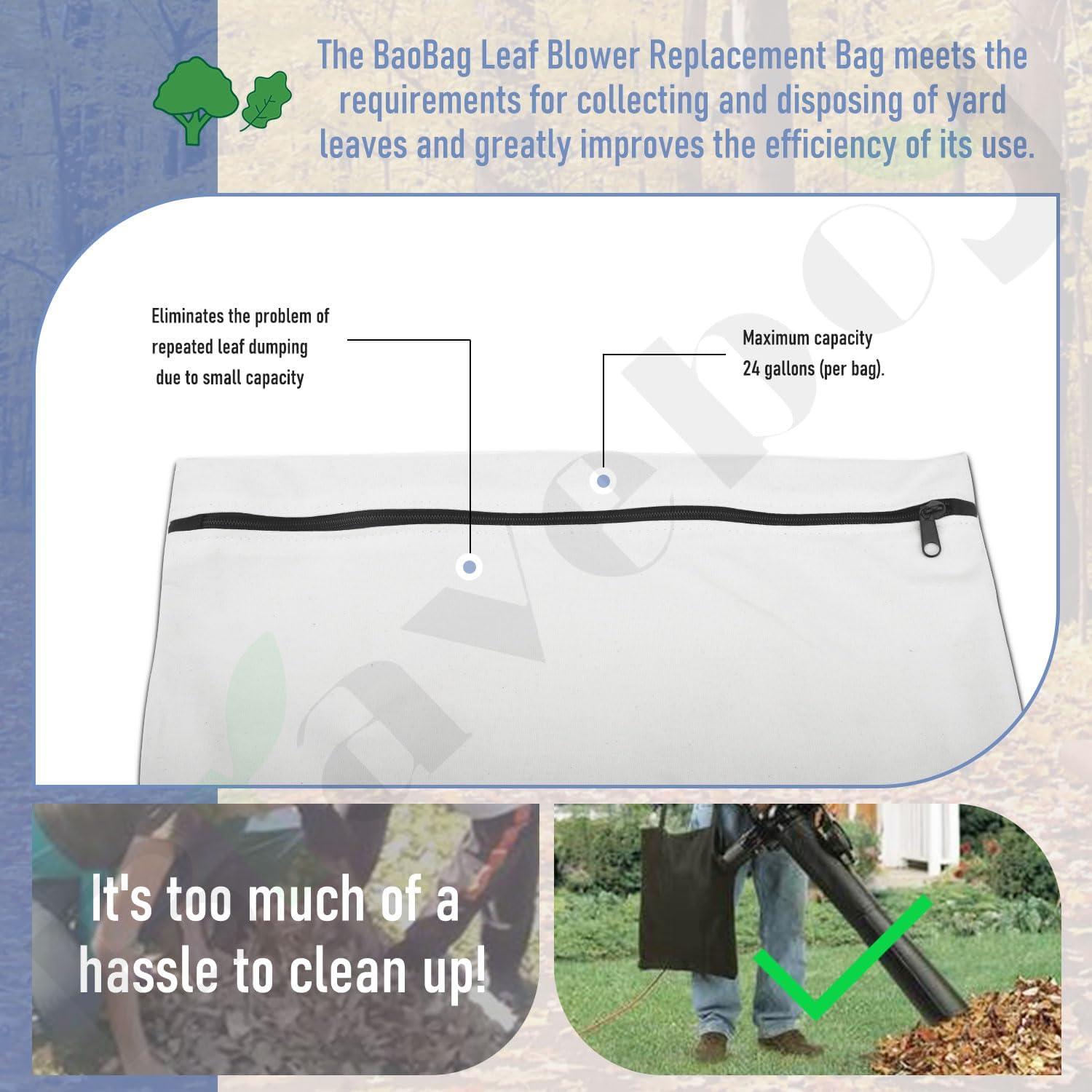 Bolsa de Soplador de Hojas Braveboy 90.85 Litros Compatible Black & Decker