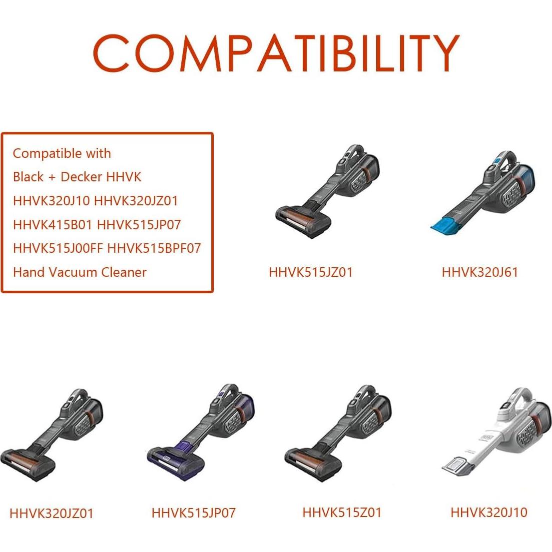 Diteje Filtros de Reemplazo para Aspiradora Black+Decker