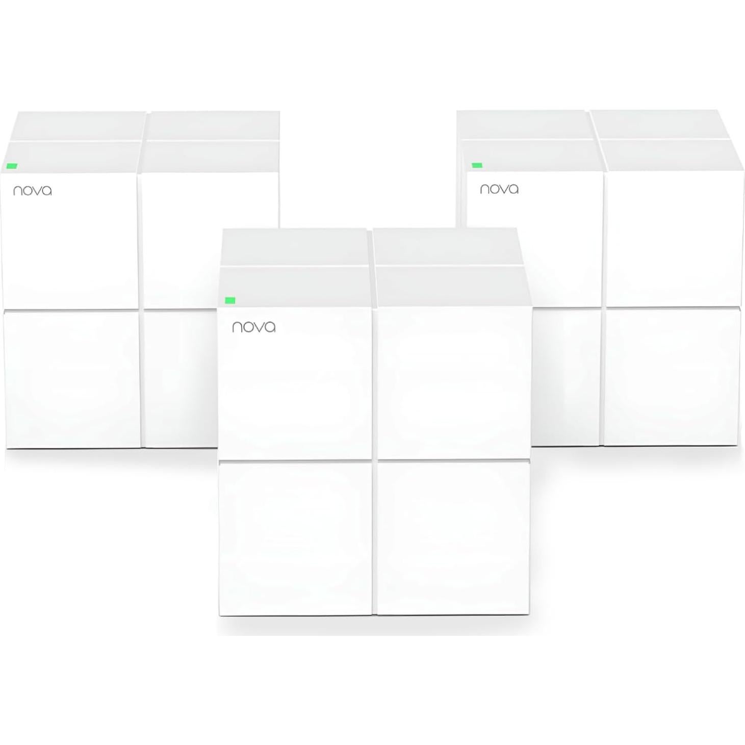 Interruptor Gigabit Tenda SG105 5 Puertos + Wi-Fi Mesh Nova AC1200