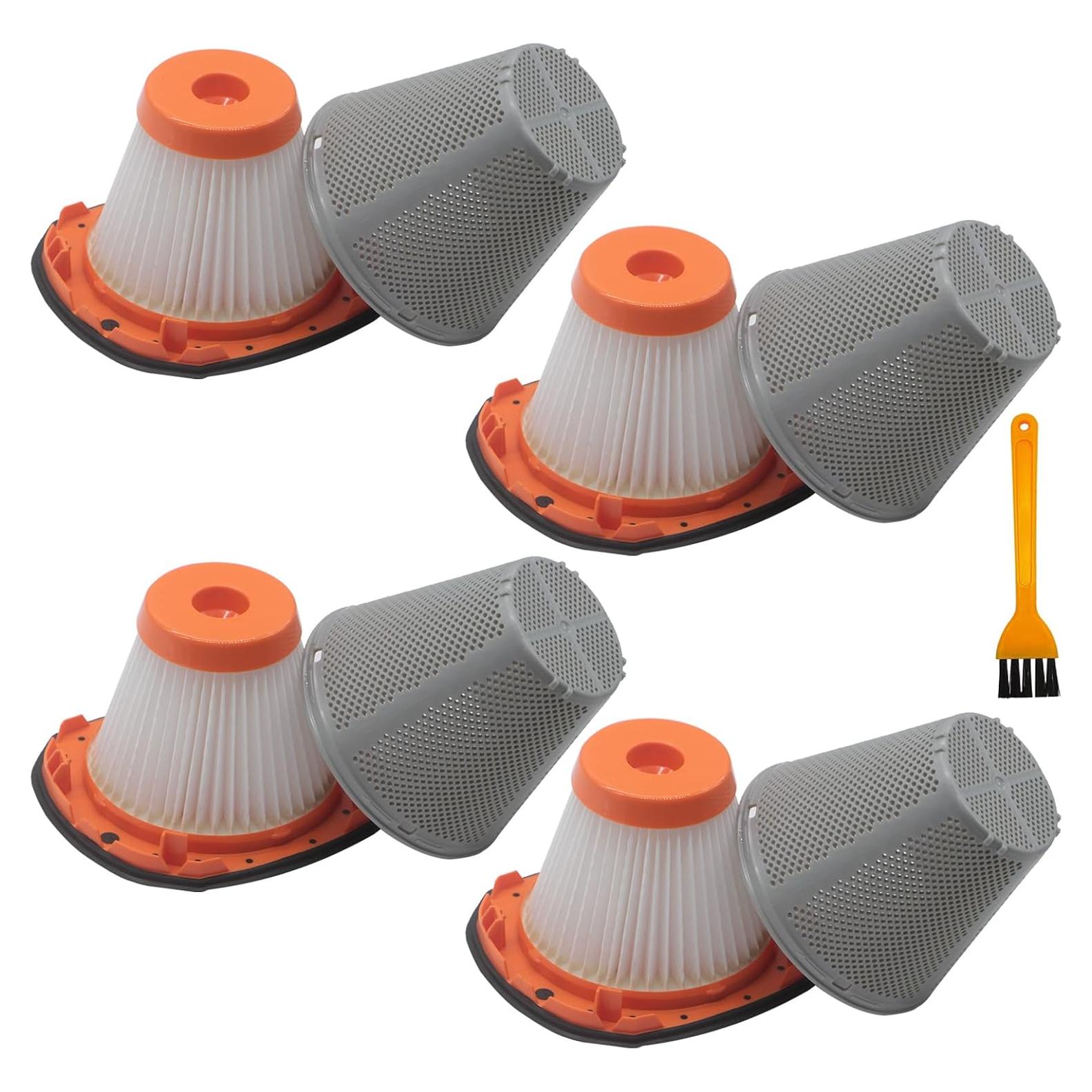 Paquete de 4 Filtros HEPA Aolleteau para Aspiradoras BLACK+DECKER