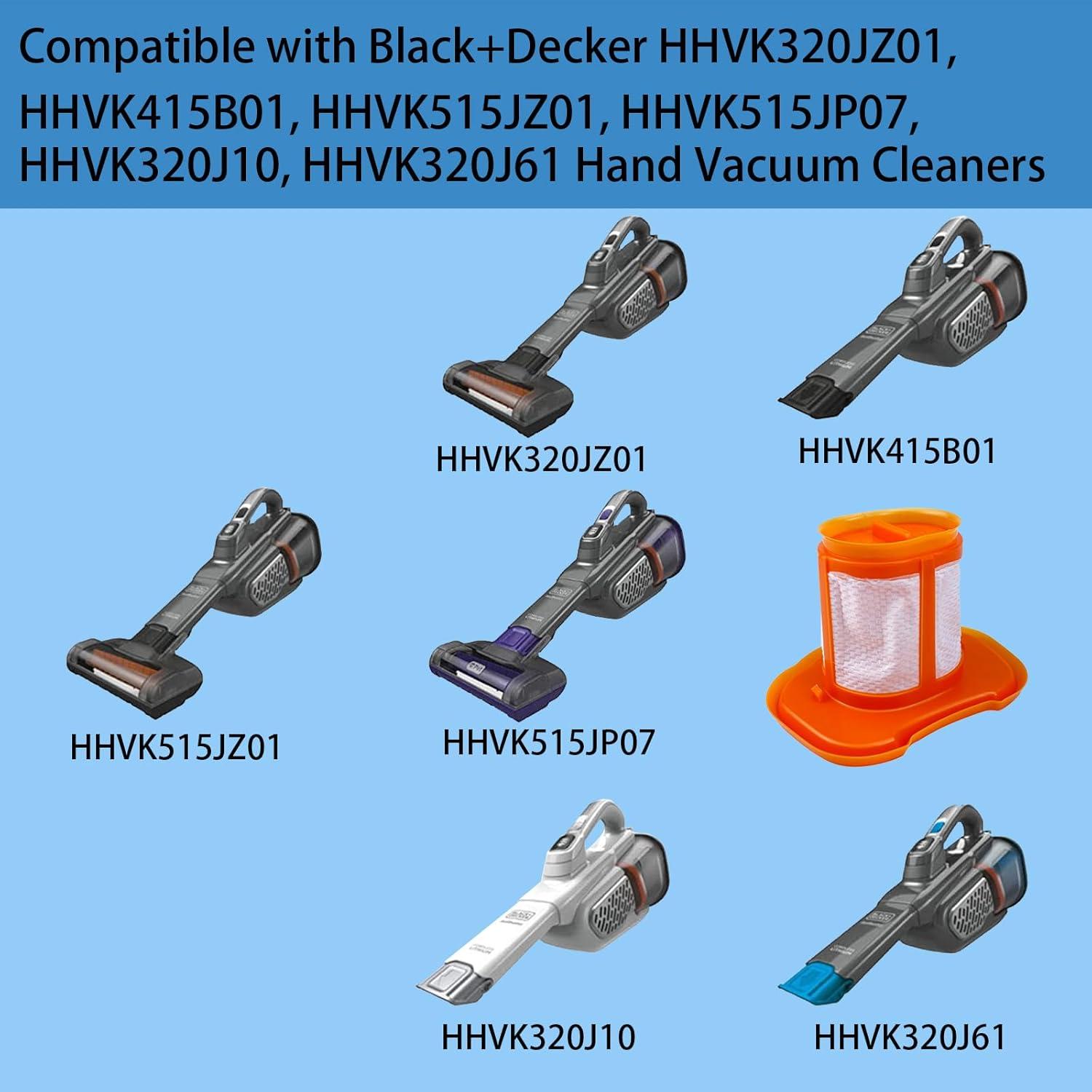 Paquete de 2 Filtros Aolleteau HHVKF10 para Black & Decker