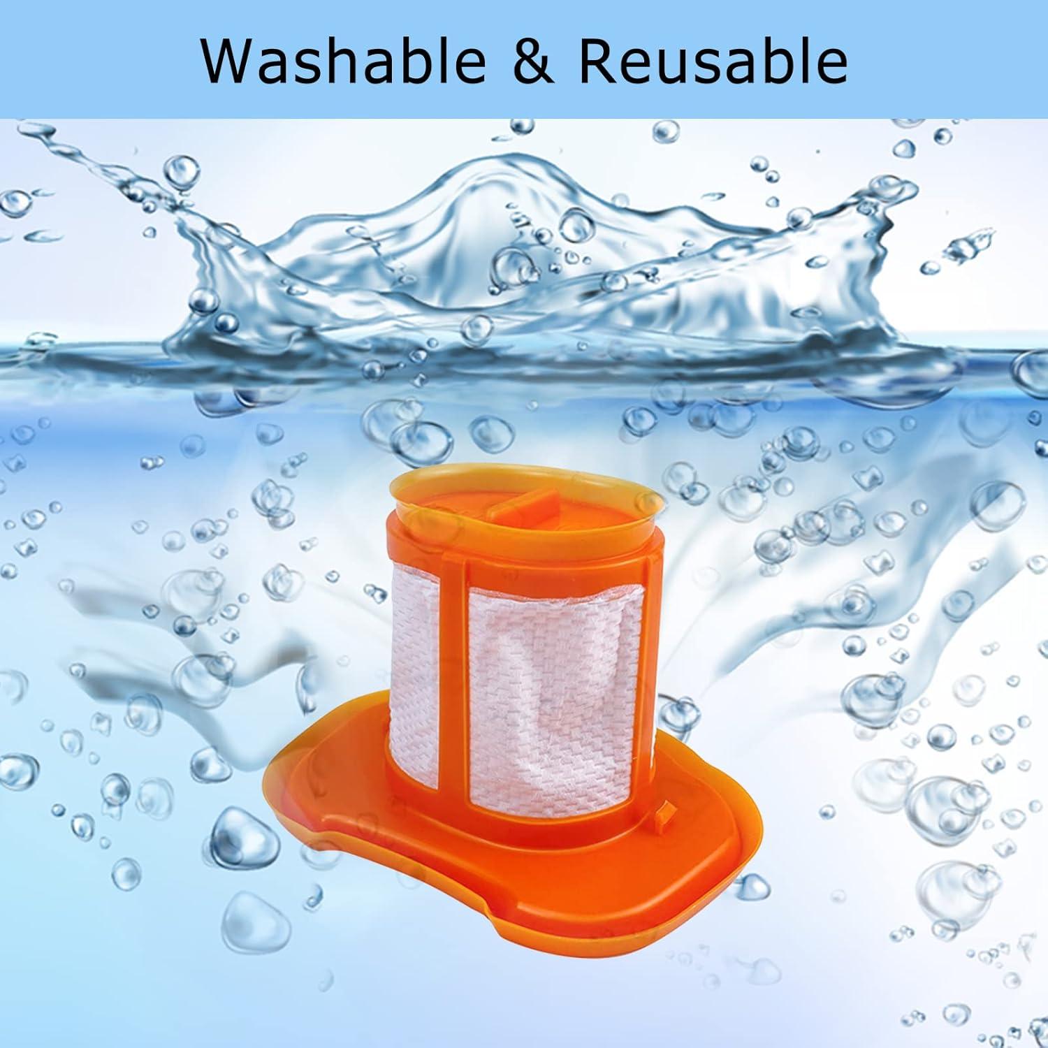 Paquete de 2 Filtros Aolleteau HHVKF10 para Black & Decker