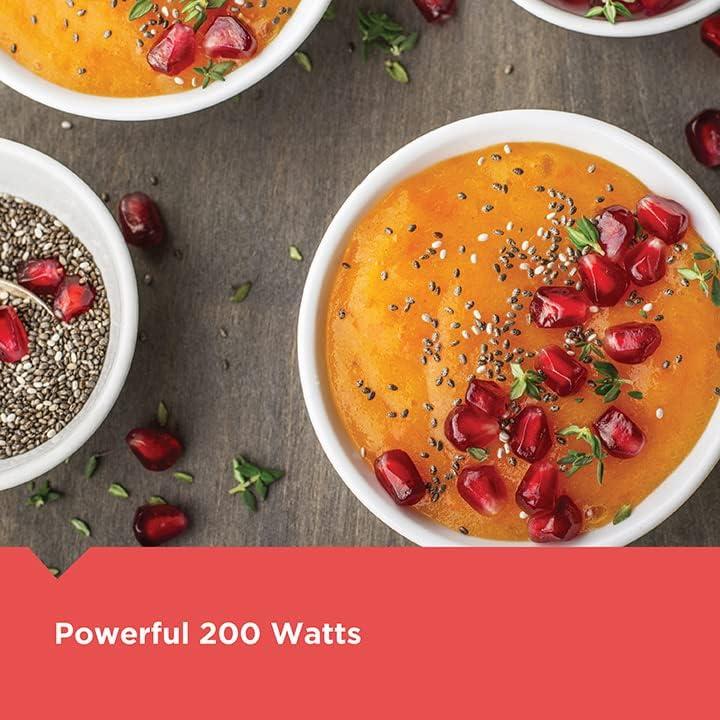 Batidora de Inmersión Black+Decker HB2401B 200W 2 Velocidades