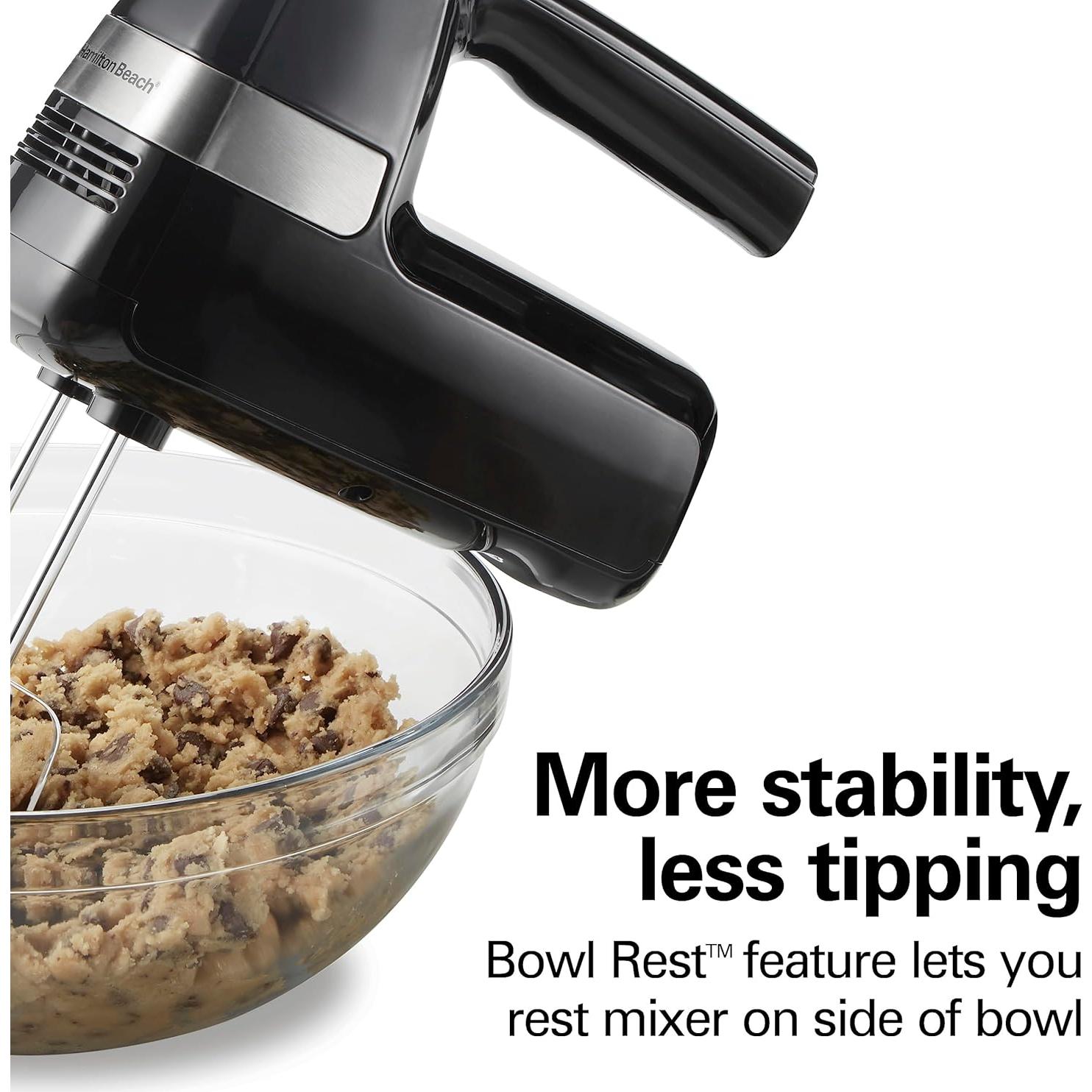 Batidora de Mano Hamilton Beach 6 Velocidades 300W Negra