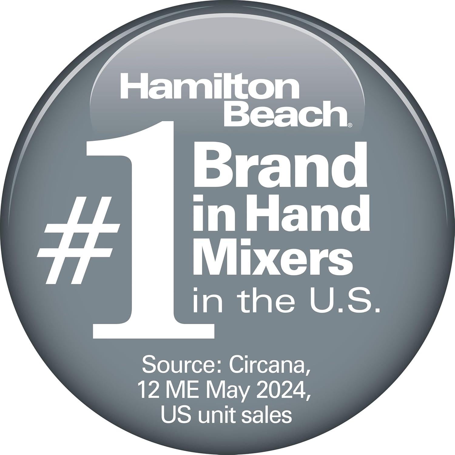 Batidora de Mano Hamilton Beach 6 Velocidades 300W Negra