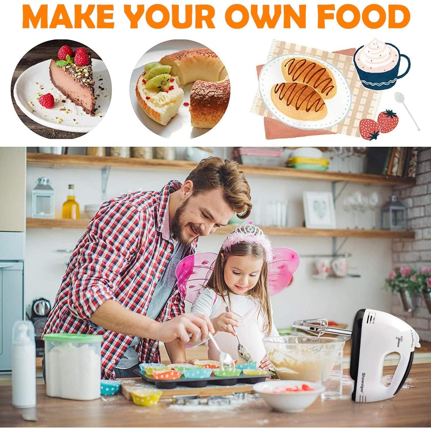 Batidora de Mano Showvigor 133 7 Velocidades 5 Accesorios