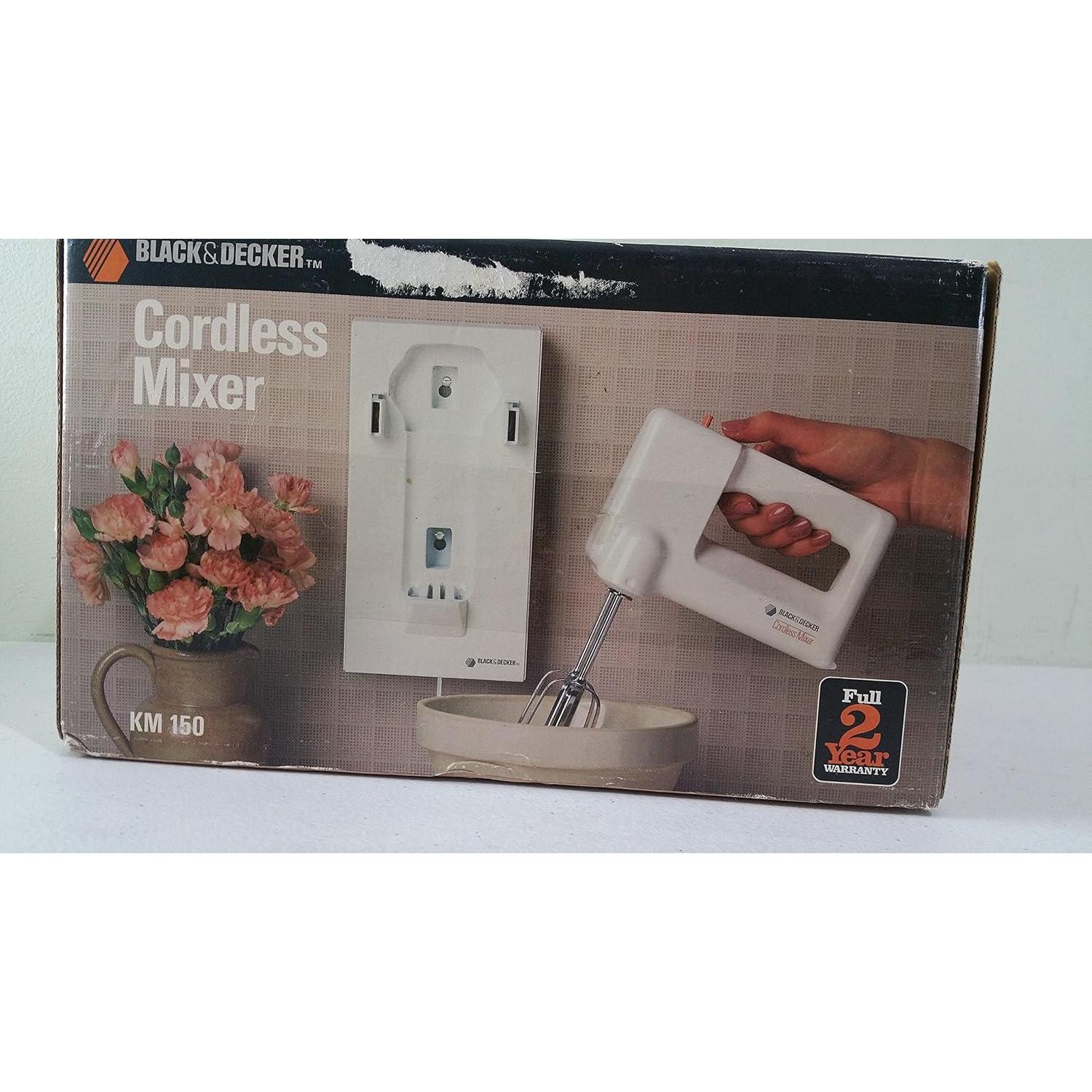 Mezclador Inalámbrico Black+Decker KM Acero Inoxidable