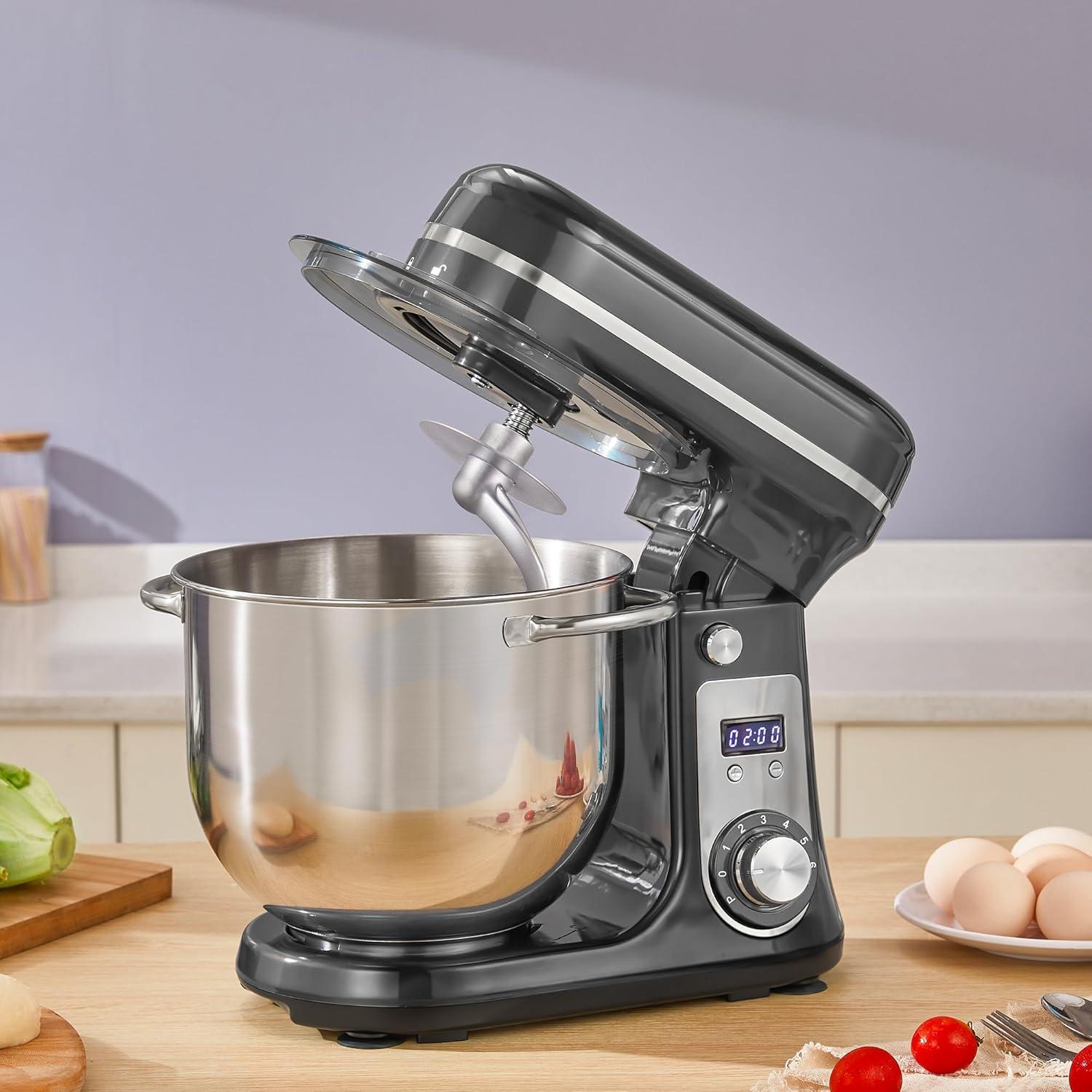 Batidora de Pie Eléctrica Biolomix BM-601 6.16L 6 Velocidades