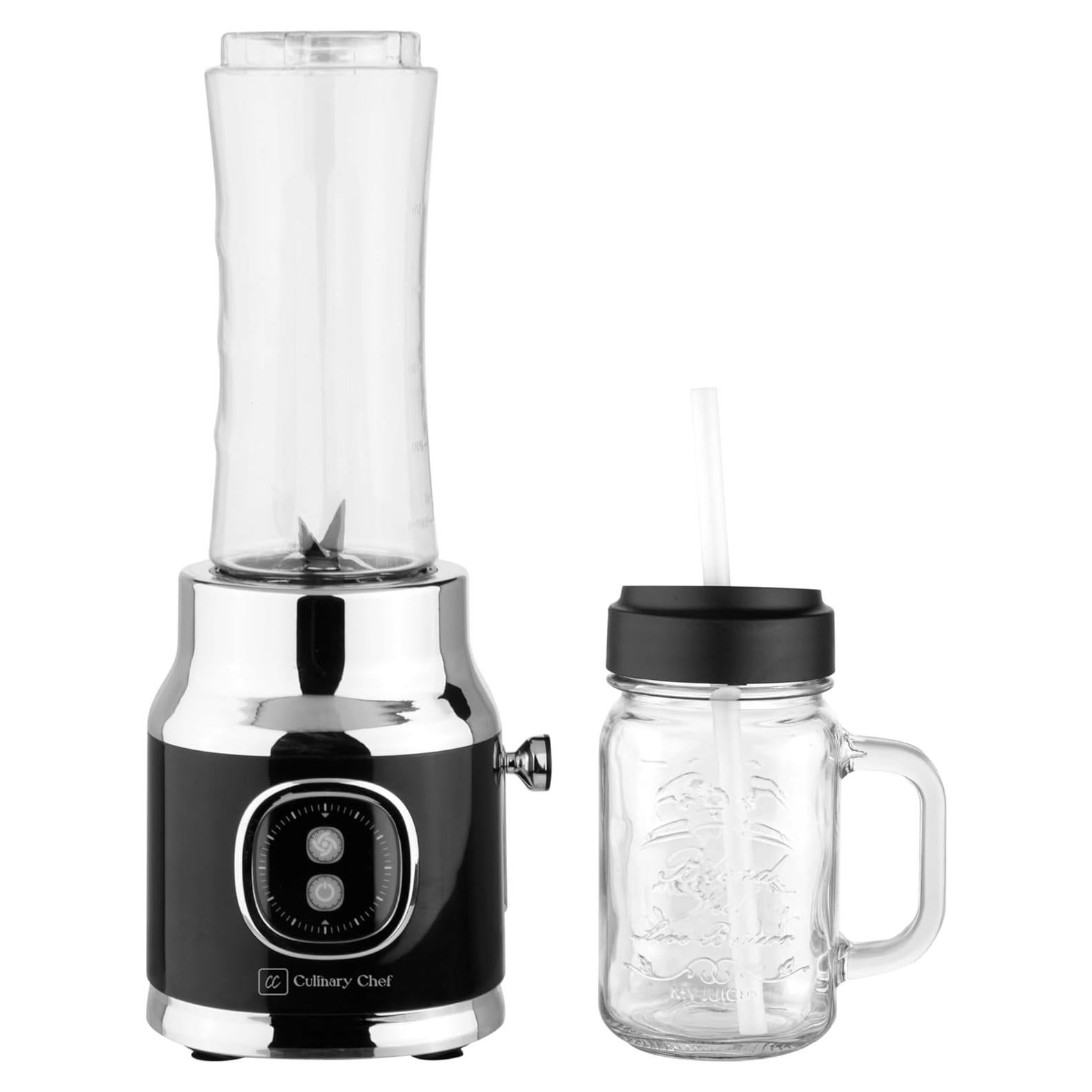 Licuadora Personal Frigidaire Retro 300W con Tarro Mason