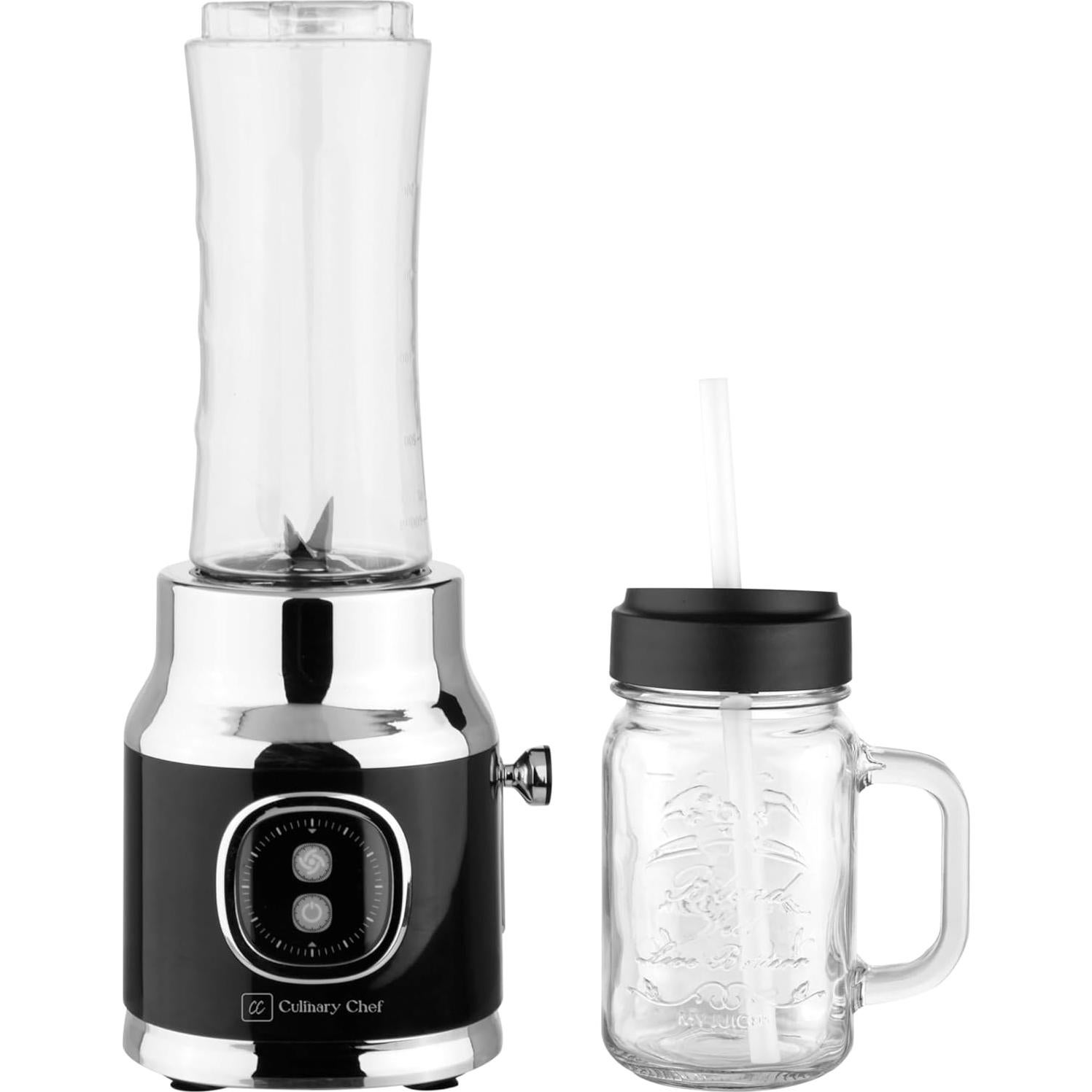 Licuadora Personal Frigidaire Retro 300W con Tarro Mason