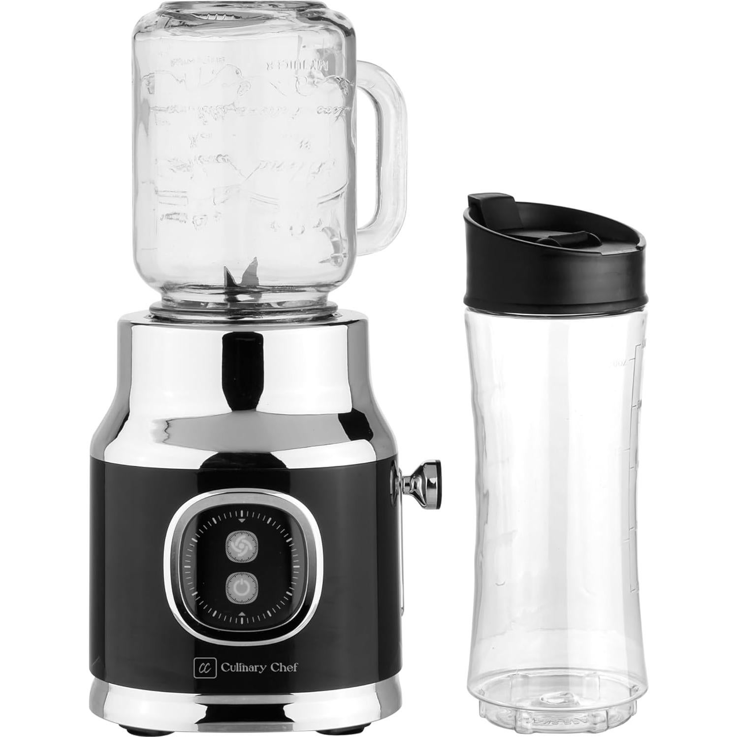 Licuadora Personal Frigidaire Retro 300W con Tarro Mason