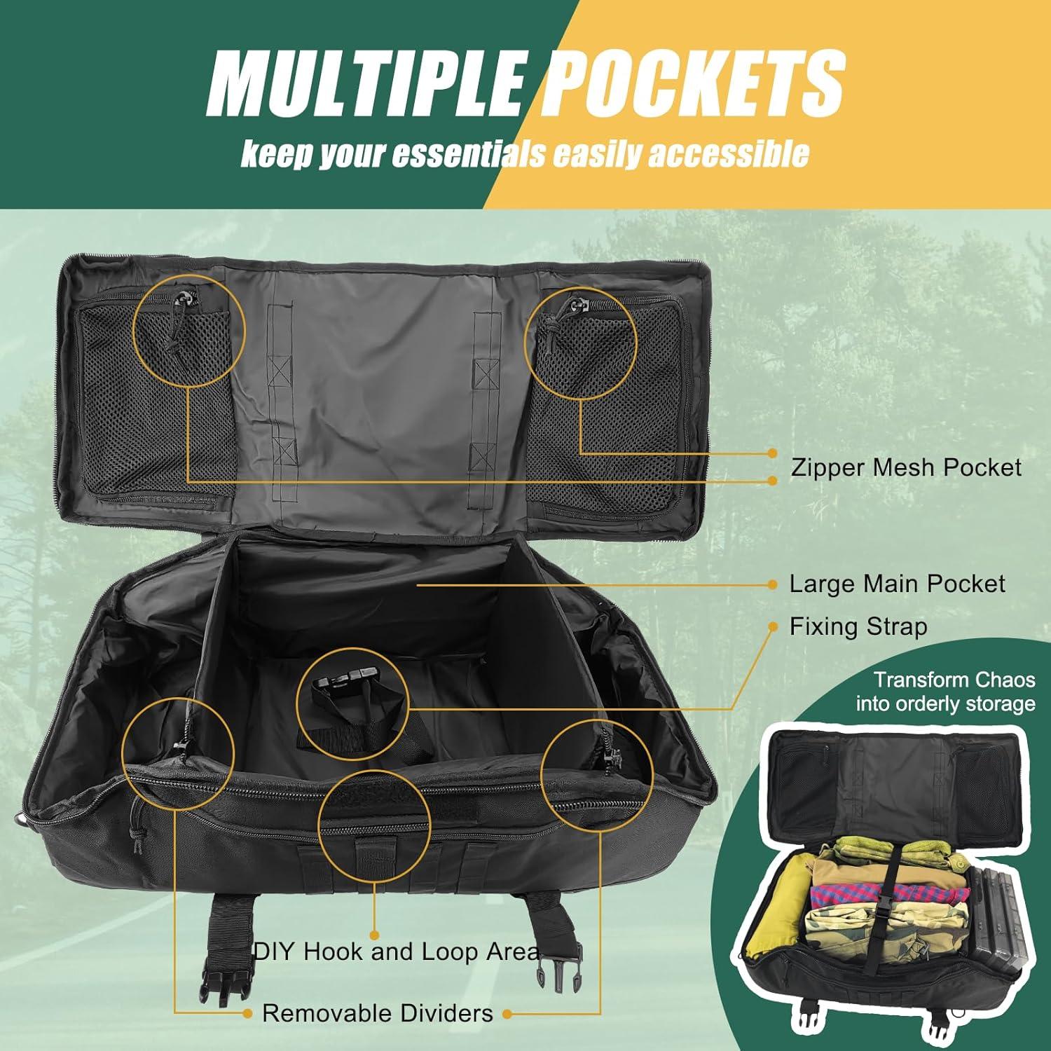 Mochila táctica EASY BW 65L para camping y deportes