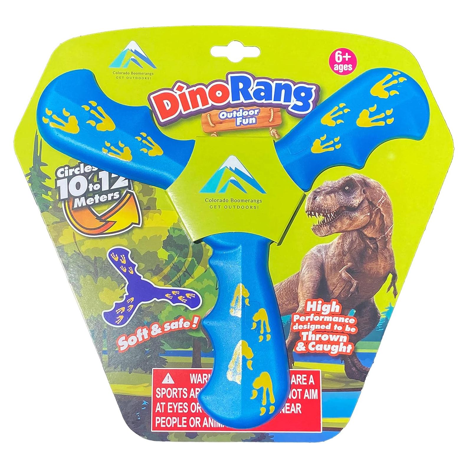 Boomerang DinoRang Azul - Para Niños y Adultos - Seguro