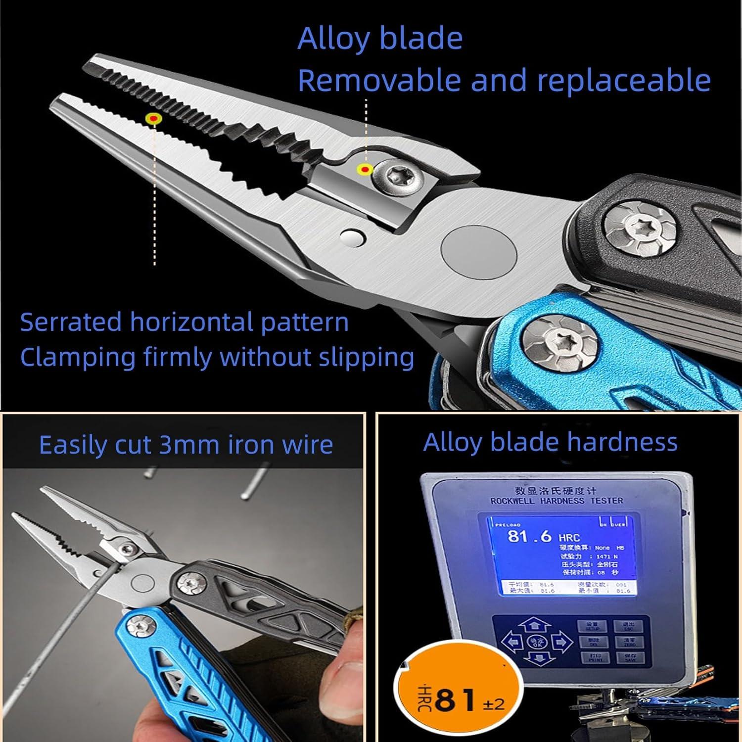 Llave Ajustable Fesasn 18 en 1 Multiherramienta Plegable