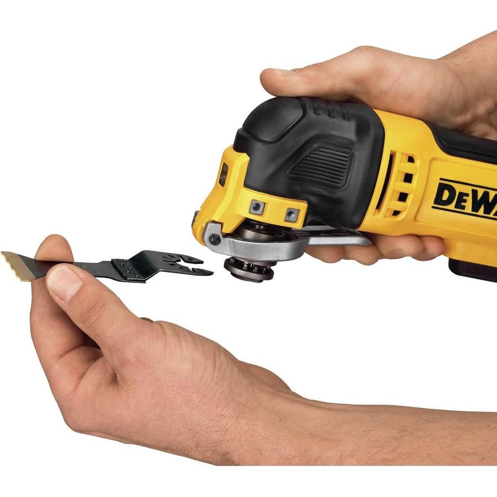 DEWALT Oscillating Tool, 3-Amp, Corded, Includes Wood Blades, Sandpaper and Tool Bag (DWE315K)