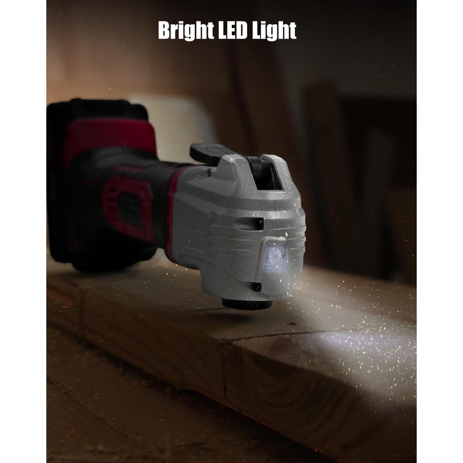 Multiherramienta Oscilante AVID POWER 20V Inalámbrica 31 Acc.