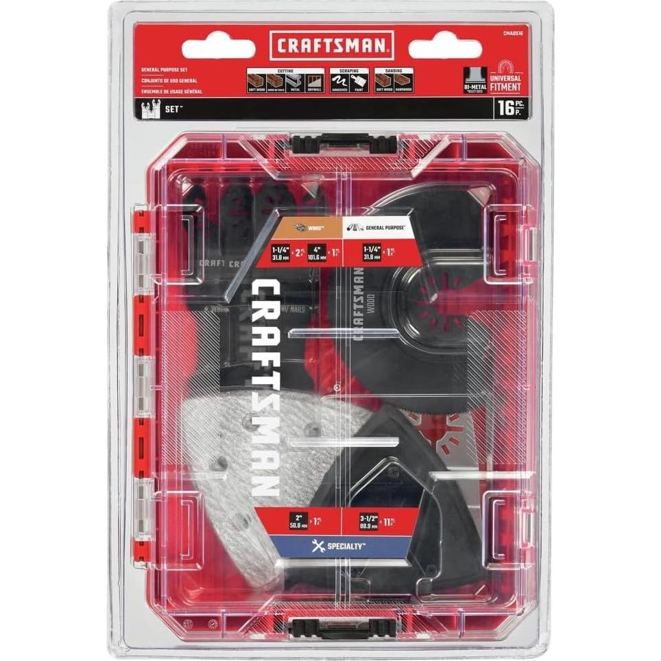 Juego de Herramientas Oscilantes CRAFTSMAN CMAO516 con Estuche