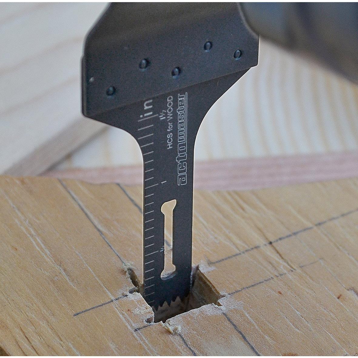 Juego de Hojas de Corte HCS Actomaster - 9 Piezas para Oscilantes