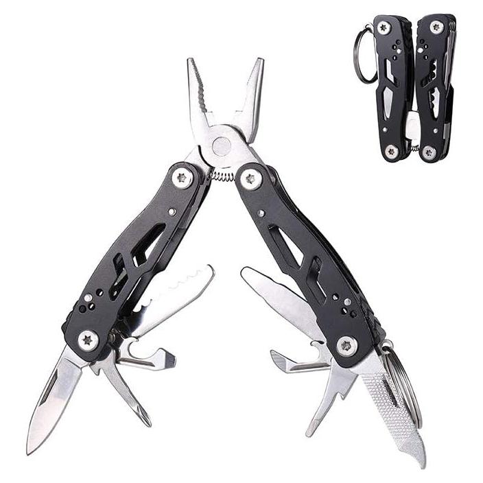 Multiherramienta 14-en-1 Samest Negra Plegable y Portátil