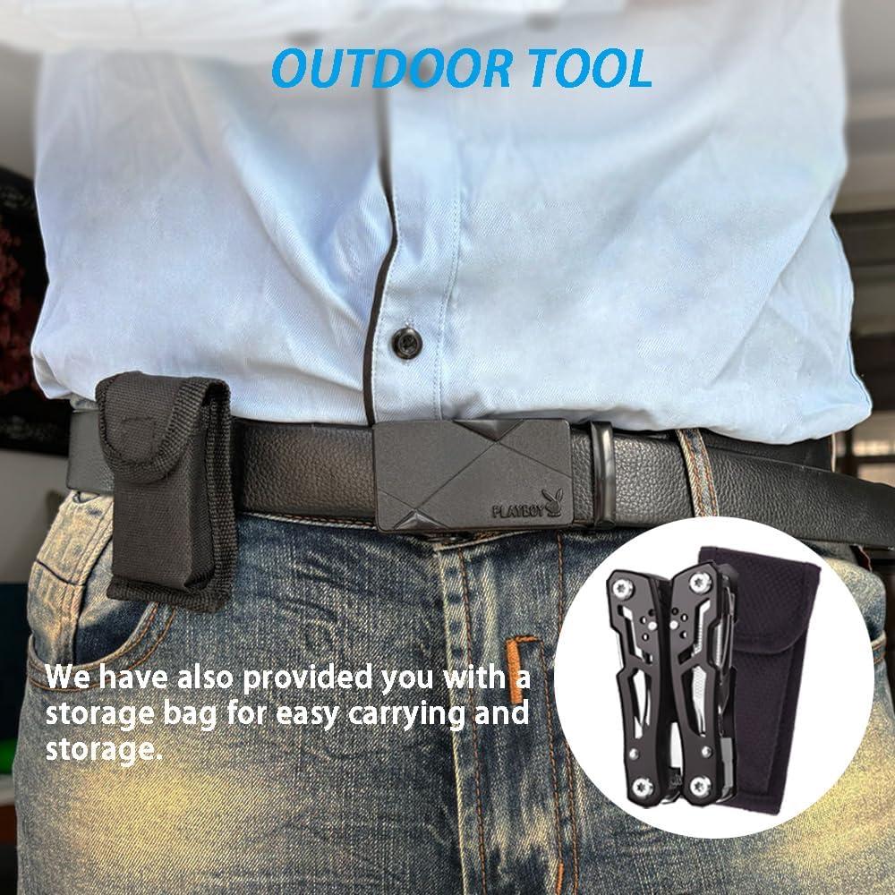 Multiherramienta 14-en-1 Samest Negra Plegable y Portátil