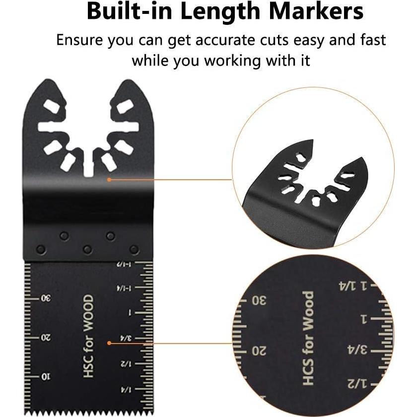 Cuchillas Oscilantes Intpro 40 Piezas Compatible Multitool