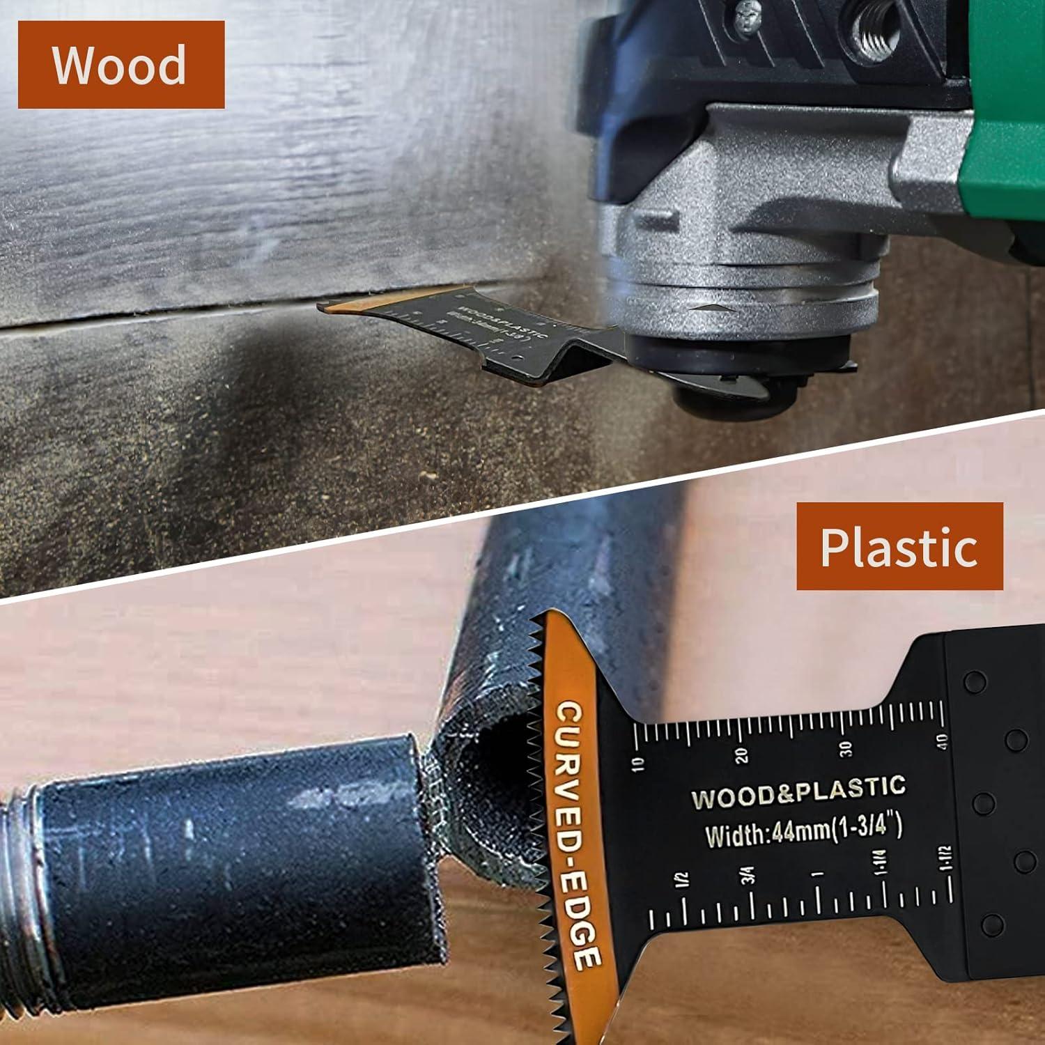 100 Piezas Cuchillas Oscilantes TrivdPro 4,45 cm Universal