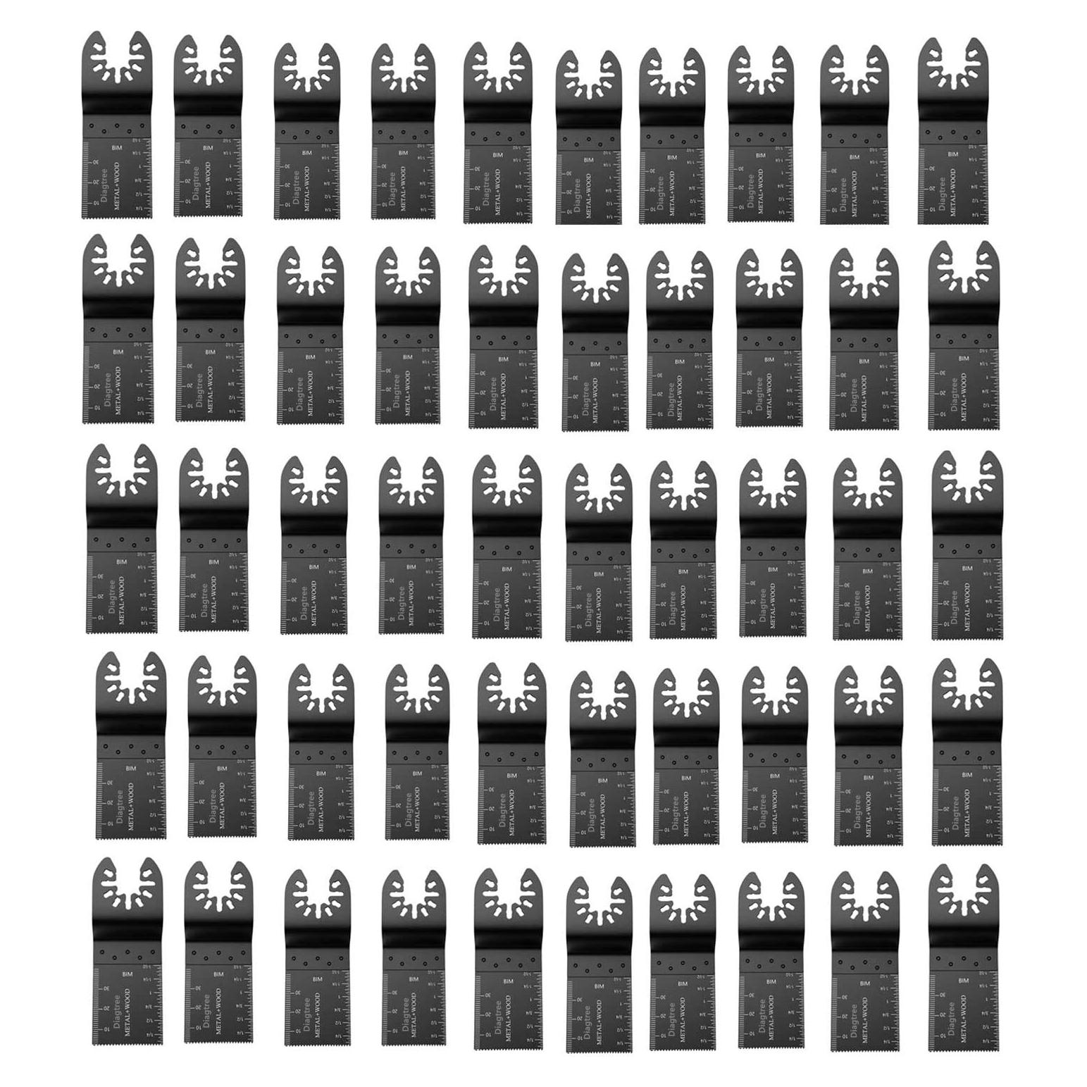 50 Hojas de Sierra Oscilante Bi-Metal Diagtree 15.88x11.3cm