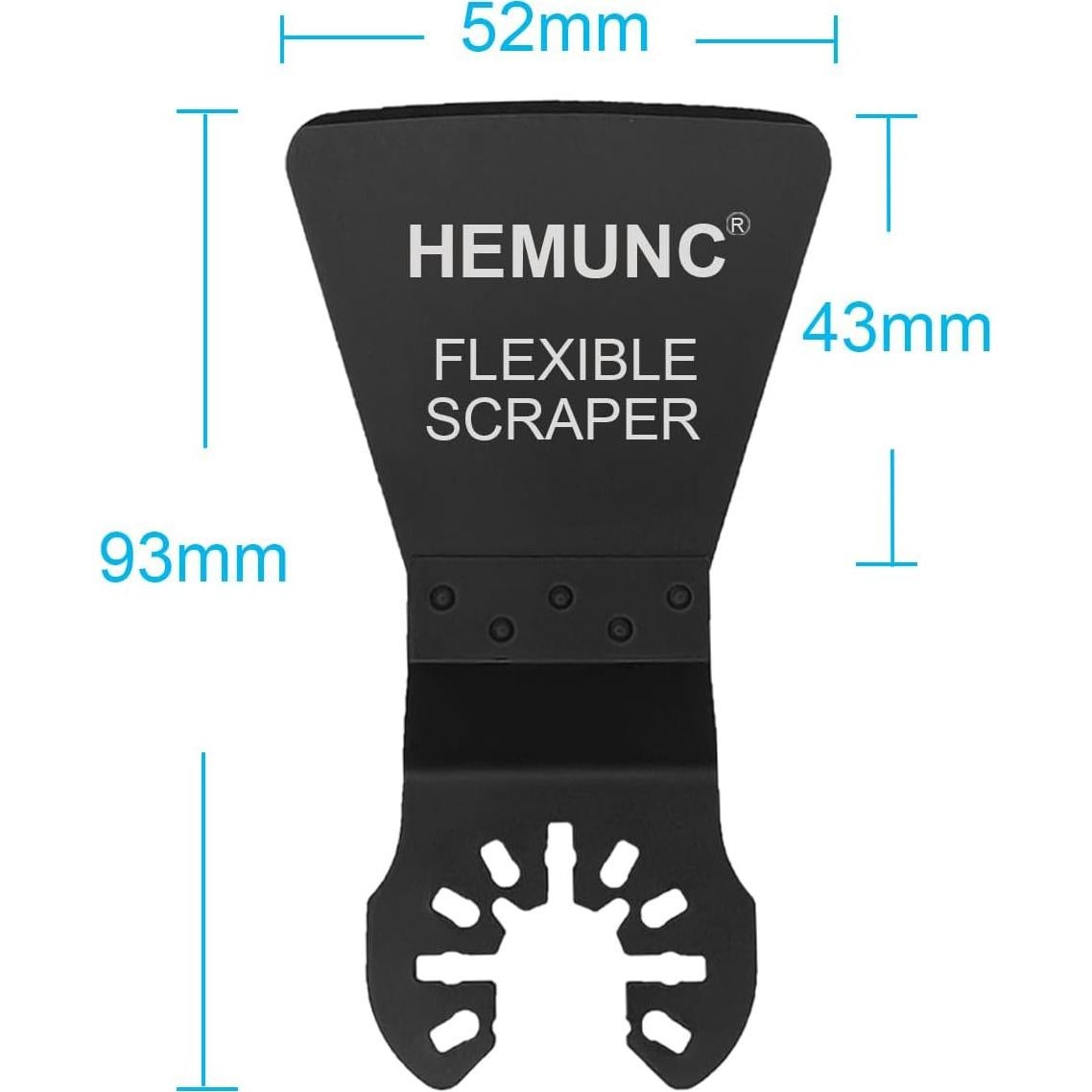 6 Cuchillas de Raspado HEMUNC Rígidas y Flexibles 17cm