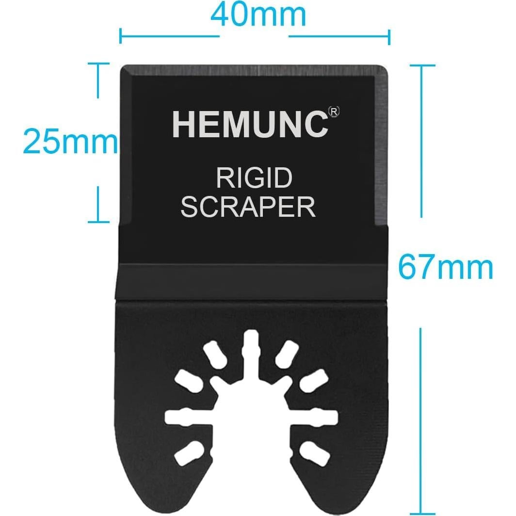 6 Cuchillas de Raspado HEMUNC Rígidas y Flexibles 17cm