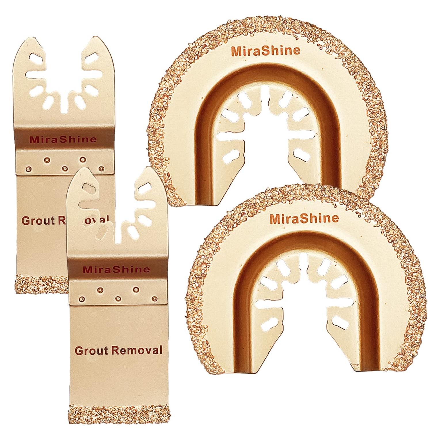 4 Cuchillas de Sierra de Carburo MiraShine para Lechada
