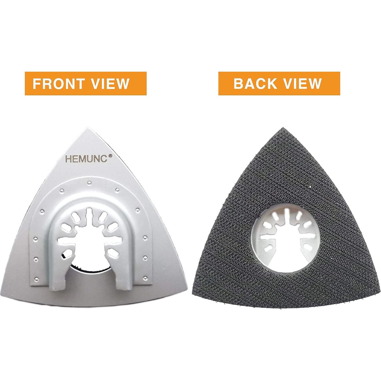 Pad de Lijado Triangular HEMUNC 80x80mm 3PCS Compatible