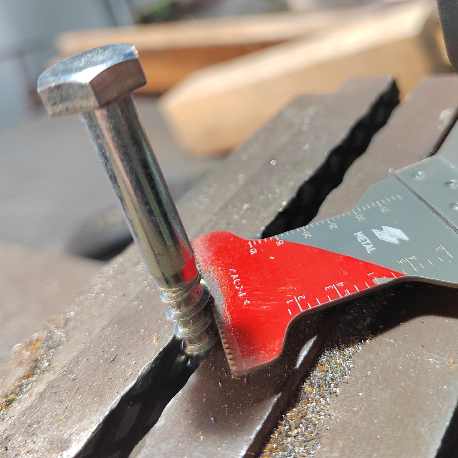 Hojas de Sierra Oscilante S&F Carburo 4 Pzas Ajuste Universal