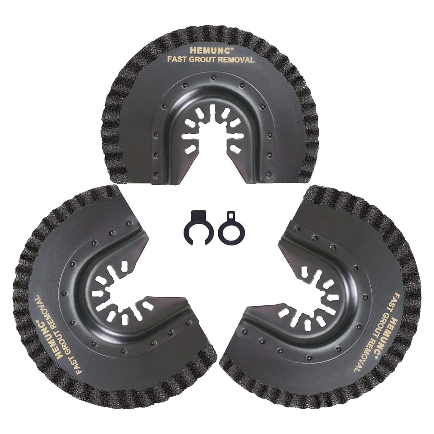 Cuchillas de Eliminación de Lechada HEMUNC 3pcs 3.175mm