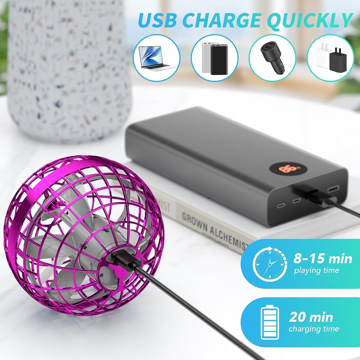 Bola Voladora DONGGUAN TSM006-P, Dron Controlado por Mano