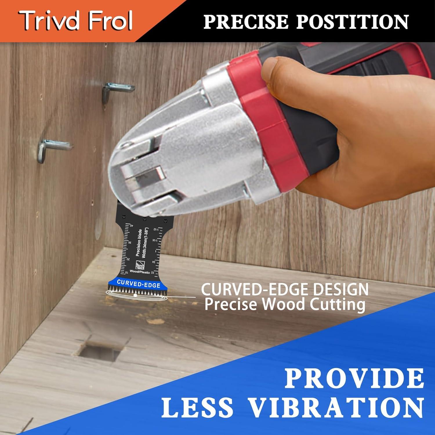 10 Piezas Hojas Oscilantes TrivdPro Dientes Japoneses 34mm